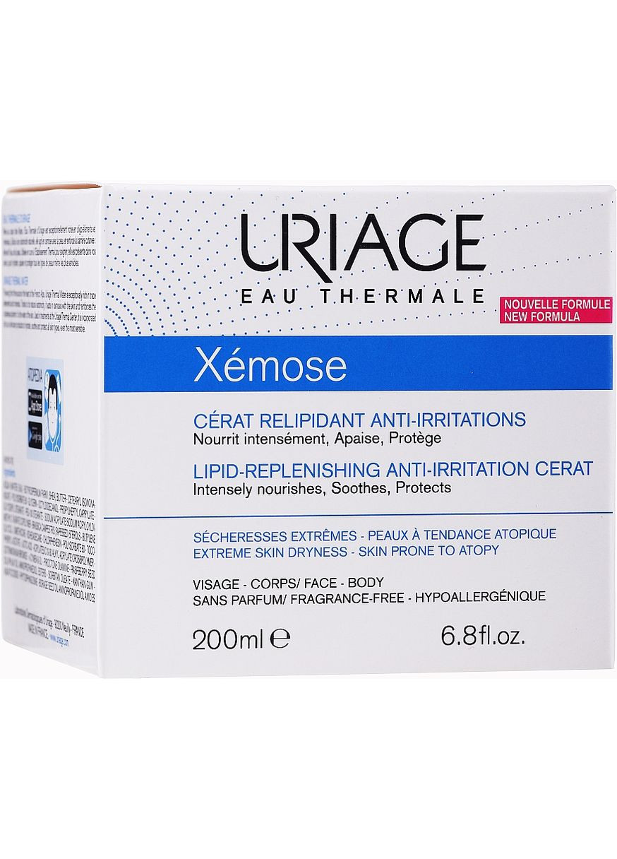 Ліпідовідновлювальний насичений крем Xemose Lipid-Replenishing Anti-Irritation Cerat 200ml (359309-19023) Uriage (368662566)