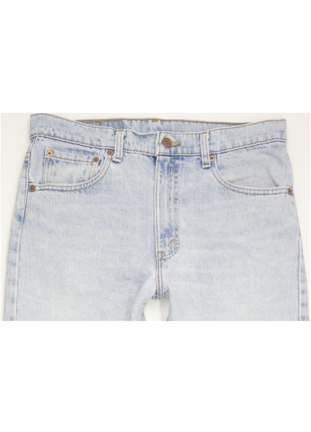 Чоловічі прямі джинси 505 regular straight, блакитні, W33/L32 Levi's slim fit (371015196)