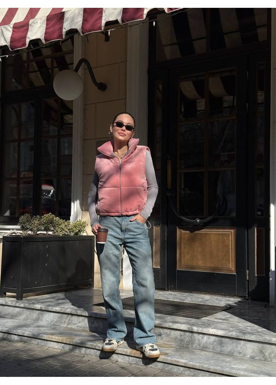 Жіноча велюрова жилетка FINO Mode (359479279)