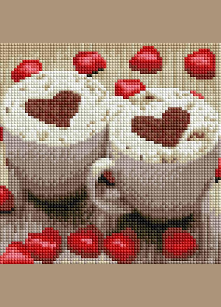 Алмазная мозаика 20х20 Кофе для влюбленных DD1203 ColorArt (299772360)