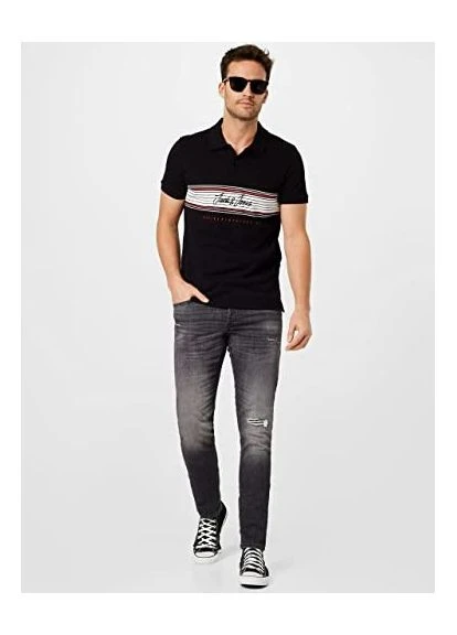 Поло JJLEO POLO SS 12200361-Black-Fit:Standard fit Jackandamp;Jones Чорний 12200361-BLACK-FIT:STANDA JACK&JONES (395632972)