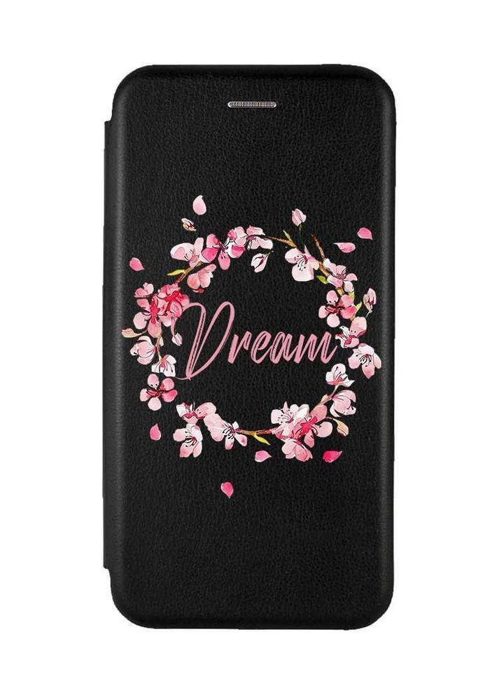 Чохол-книжка з малюнком для Xiaomi Redmi Note 13 Pro 5G Чорний:: Віночок з сакури (принт 284) Creative (355401488)