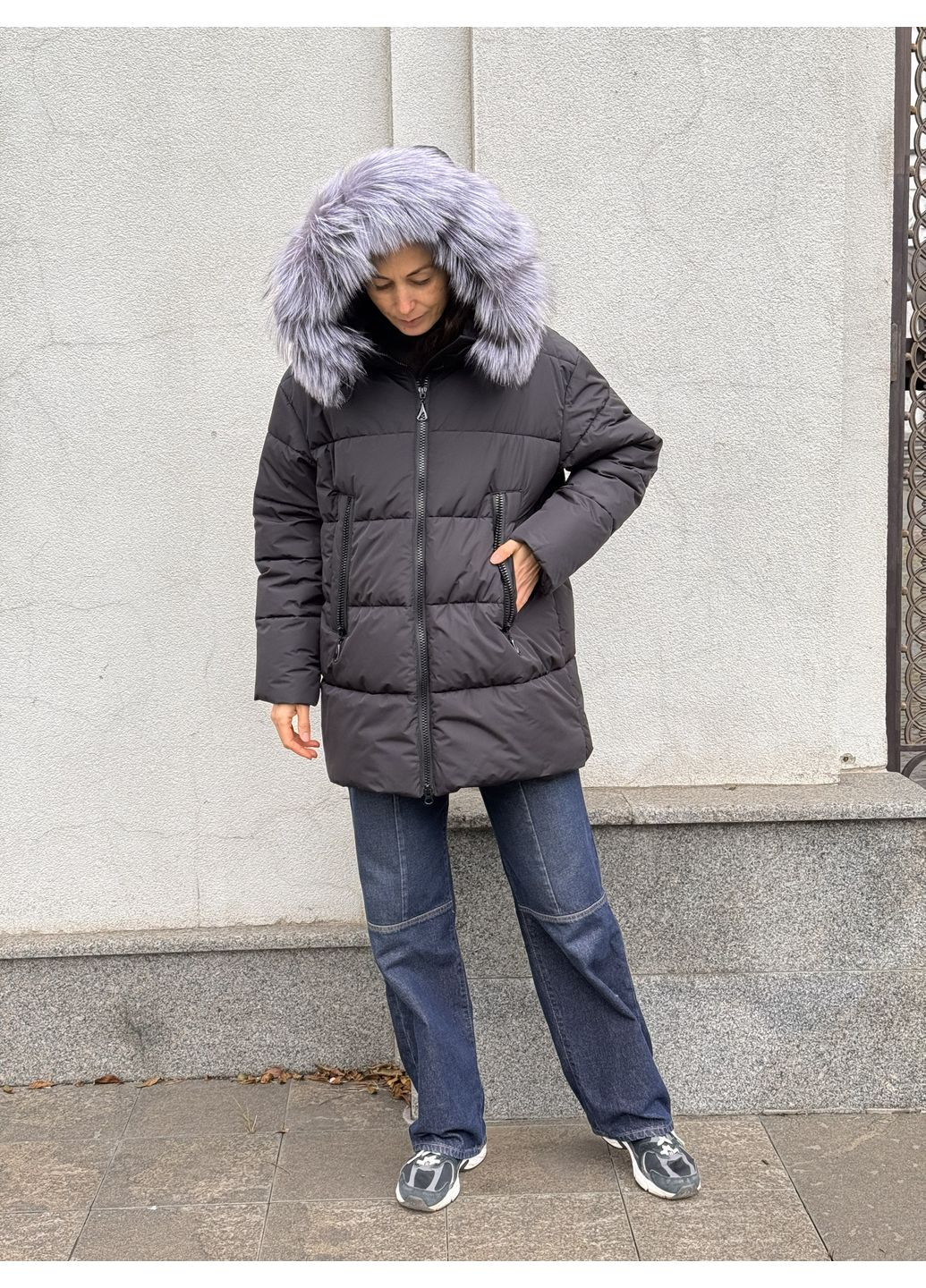 Черный зимний Пуховик Sifurs