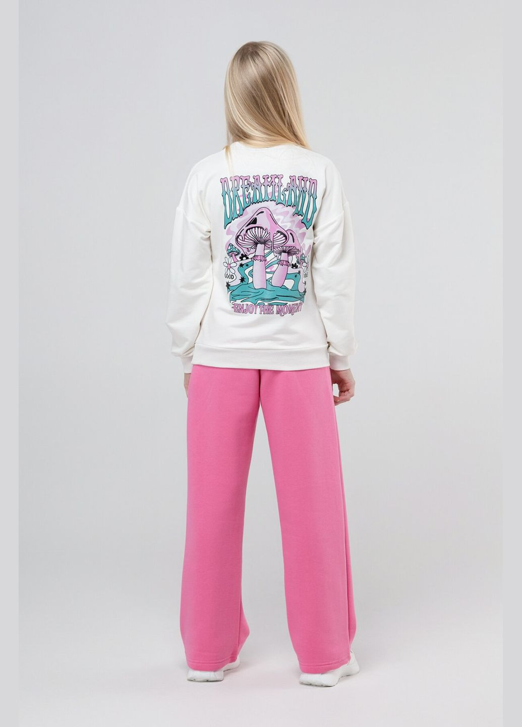 Розовые спортивные зимние брюки Adk