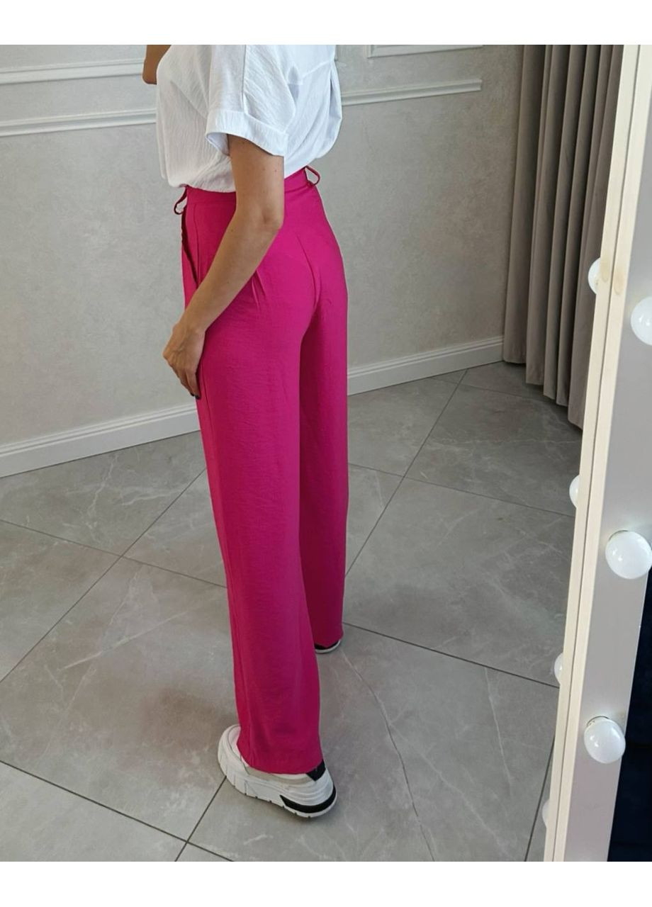 🌿 Стильні брюки з жатого льону — комфорт, легкість і акцент на талії — заміри в описі GD/GL Модний простір (360476465)