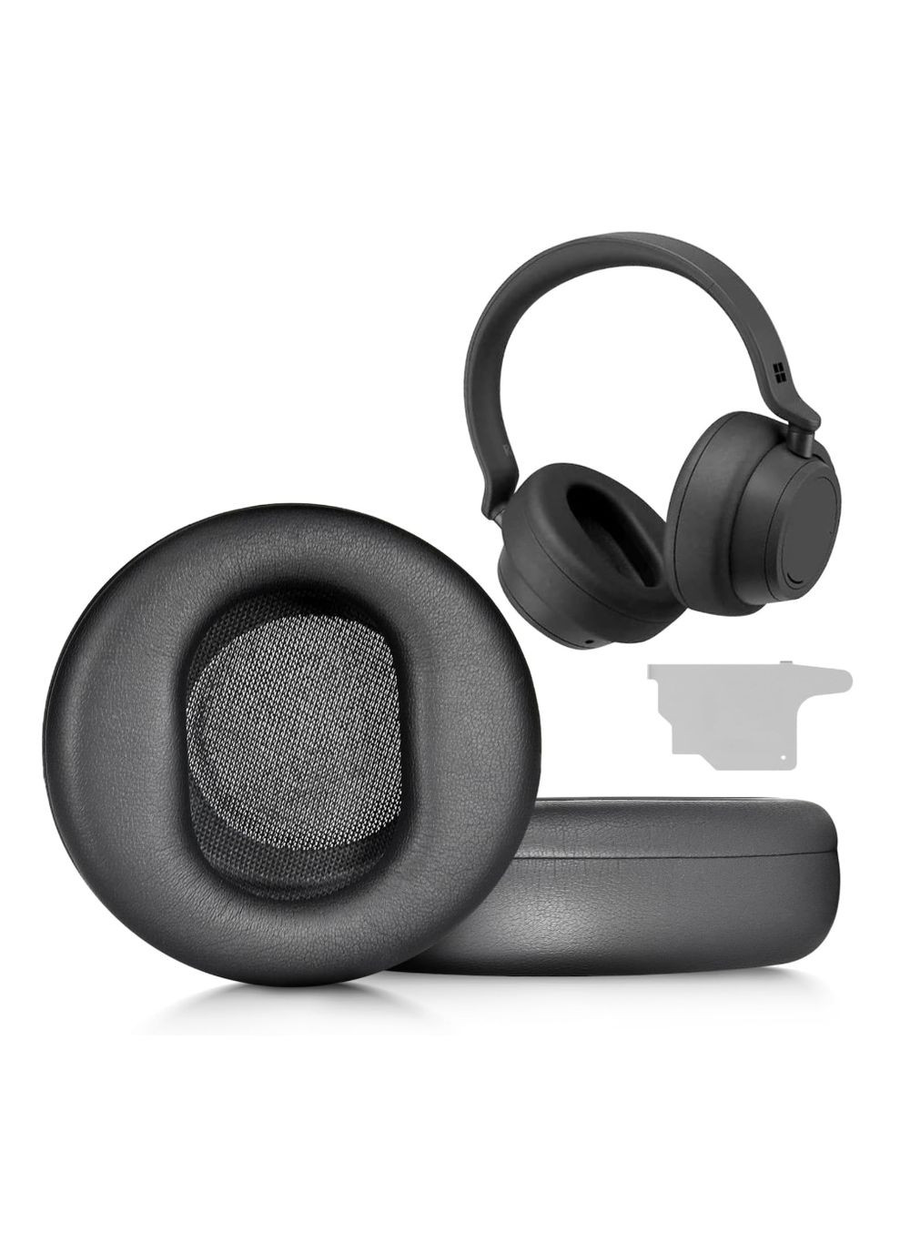Амбушури шкіряні для навушників Surface Headphones (Gen 1) black чорні Microsoft (369627436)