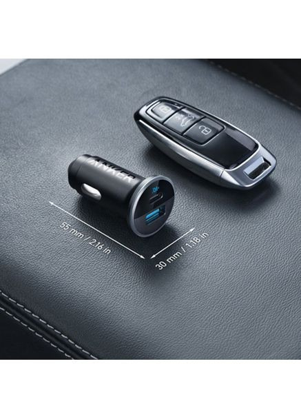 Автомобільний зарядний пристрій PowerDrive 323 Black (A2735G11) Anker (322907085)