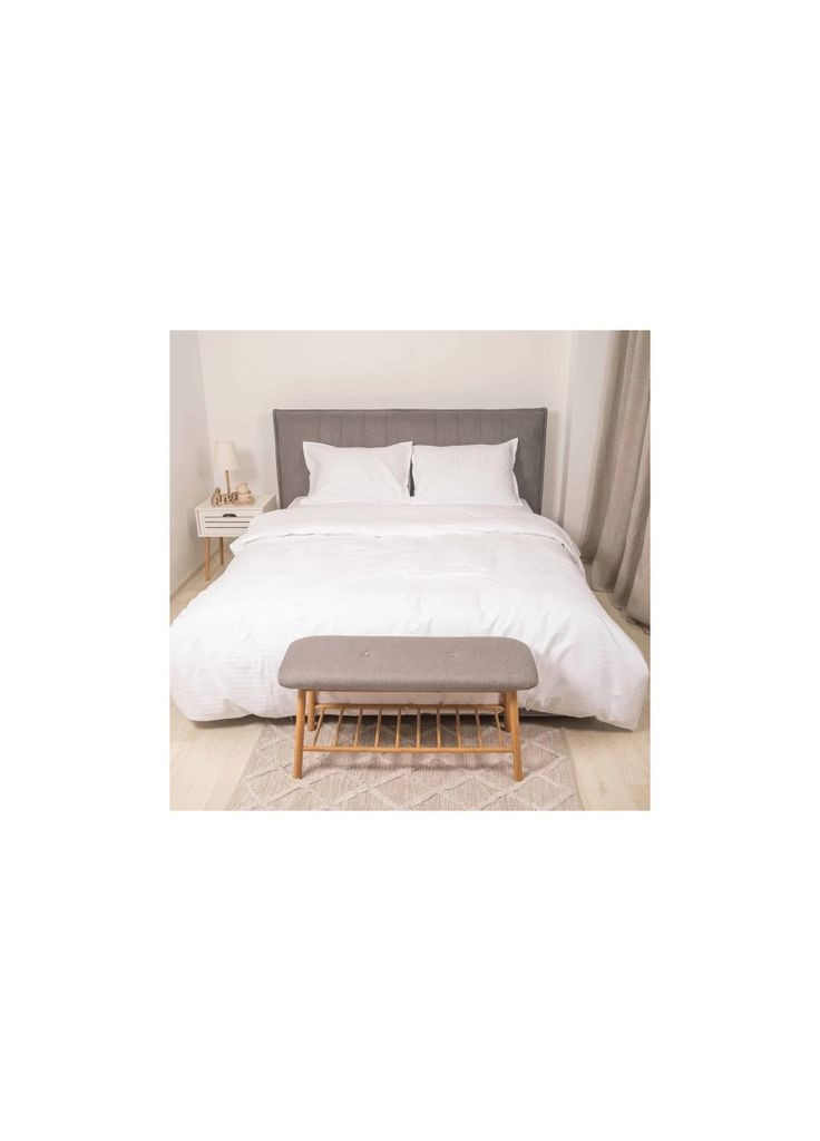 Постільна білизна White Сатин Страйп Кольоровий (m495876) Tiare White Сатин Страйп Кольоровий двоспальний (366563133)