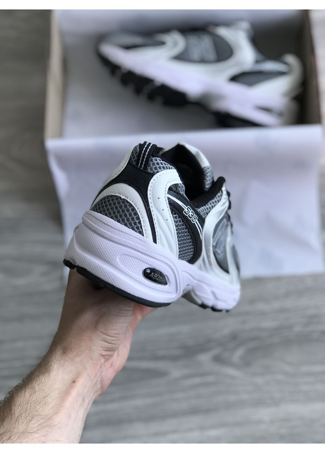 Білі Осінні кросівки чоловічі і жіночі new balance 530 white silver black | нью беланс 530 білі No Brand