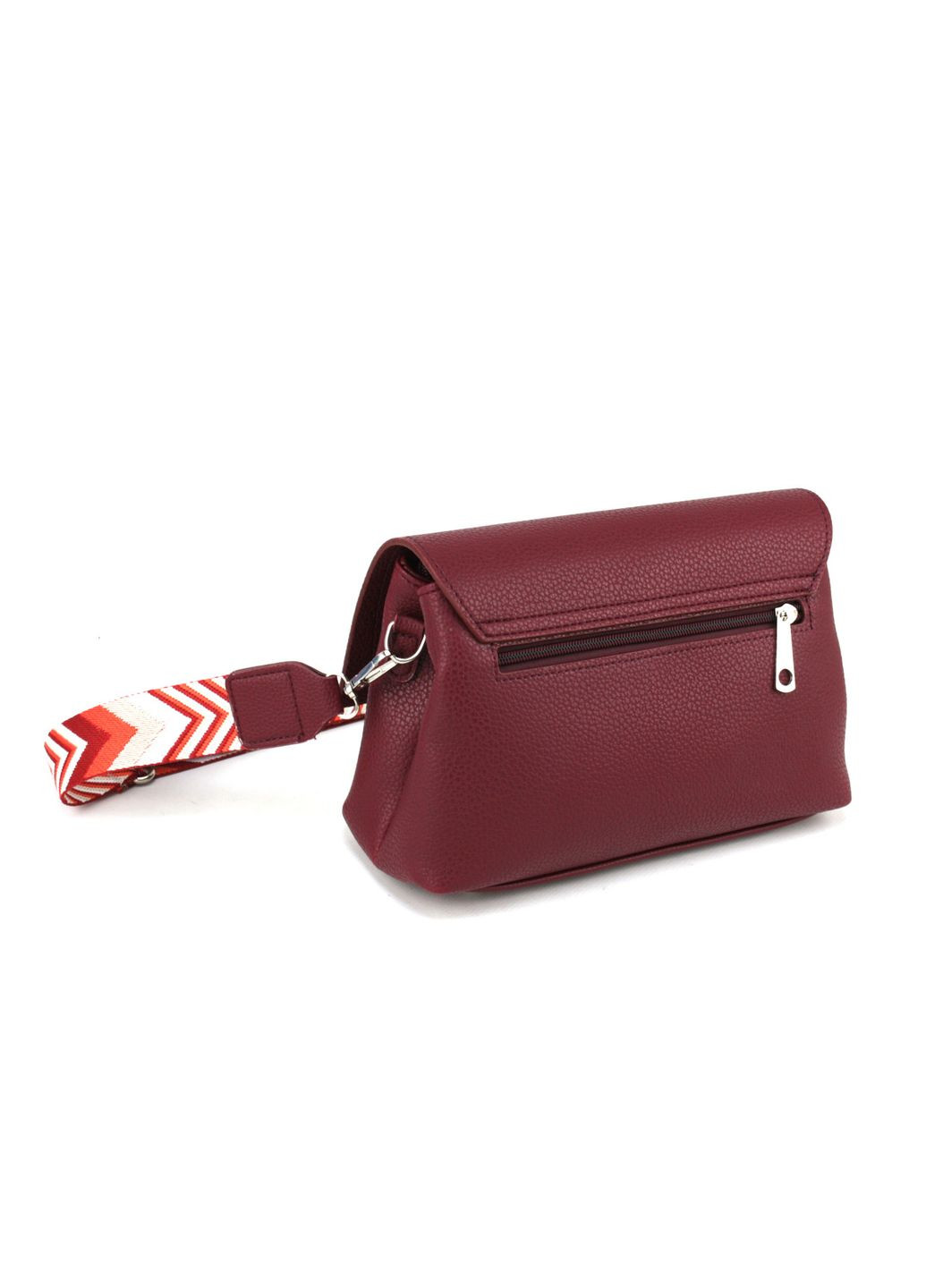 Небольшая женская сумка кросс-боди из экокожи 57047172-302 бордовая Voila (348418652)