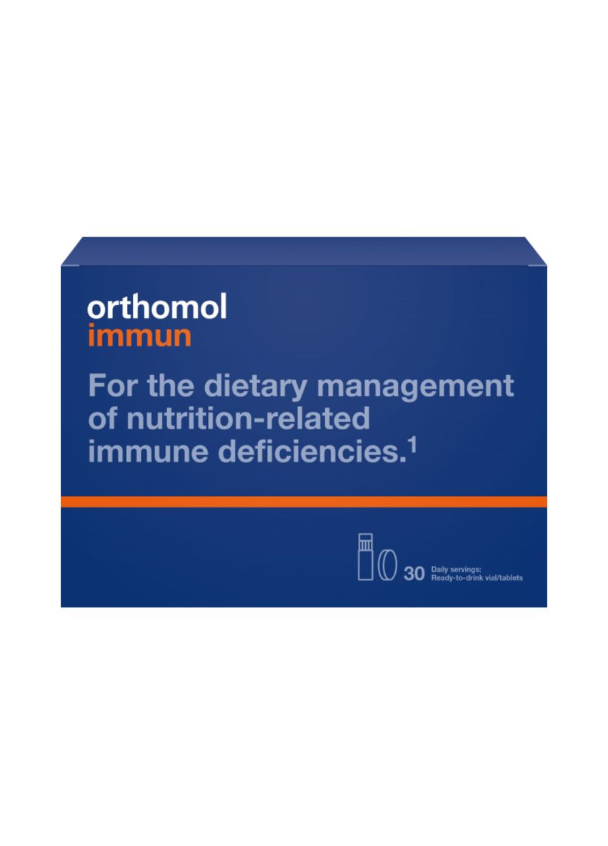 Вітаміни для відновлення та підтримки імунної системи Immun (питна суспензія та таблетки на 30 днів) Orthomol (280265859)
