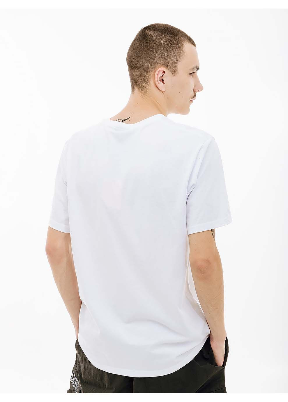 Белая мужская футболка reps tee белый Ellesse