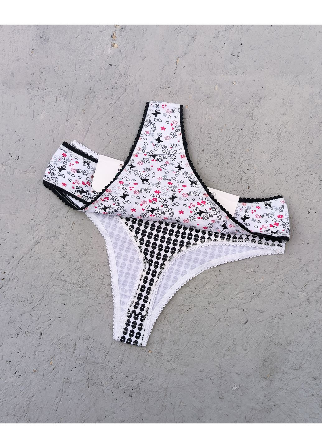 Набір 2 шт бавовняні трусики стрінги UOKIN (332995197)