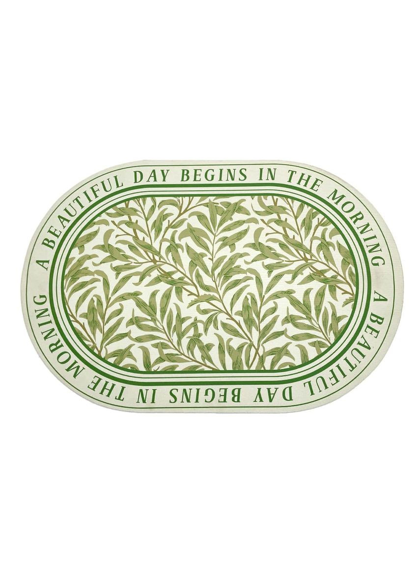 Влагопоглощающий коврик "A beautiful day begins in the morning" 40*60CM*3MM (D) SW00001570 Sticker Wall (297983490)