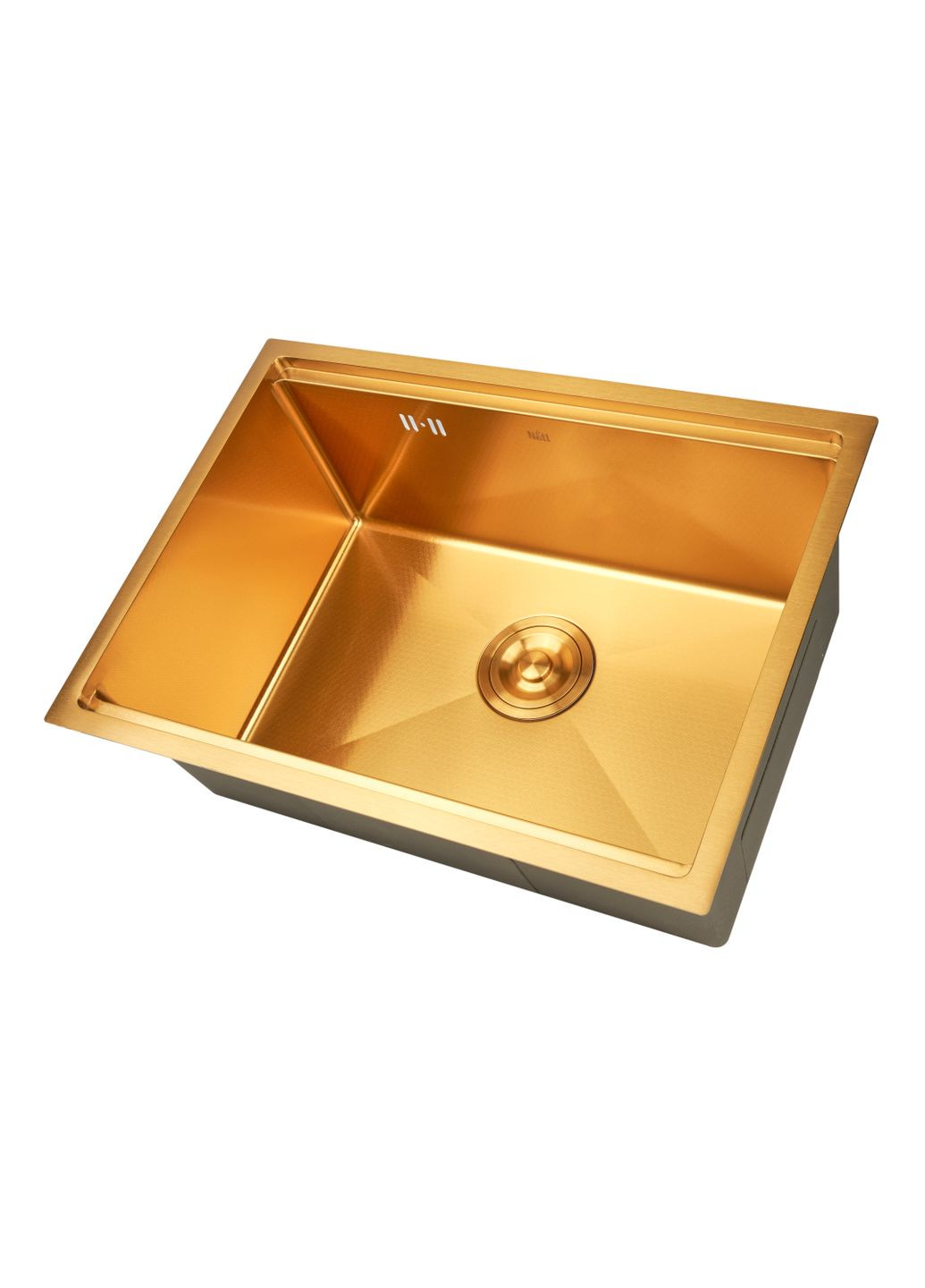 Золота мийка під стільницю з декором нержавіюча Nett NGS-5742 (330028848)