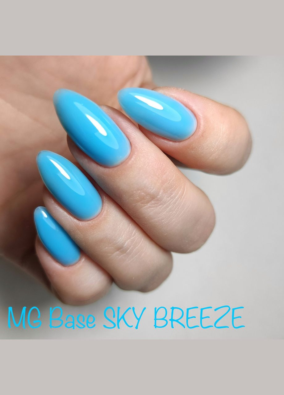 База для гель лаку Sky Breeze небесно блакитний 5ml Magic Girl (303635613)
