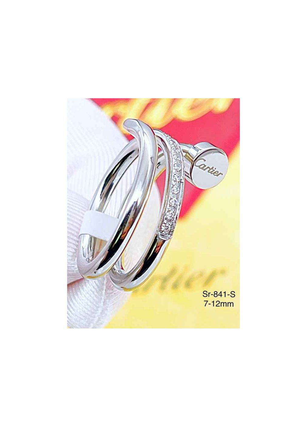 Каблучка Stainlees Steel 841-S р. Stainless Steel (346394358)