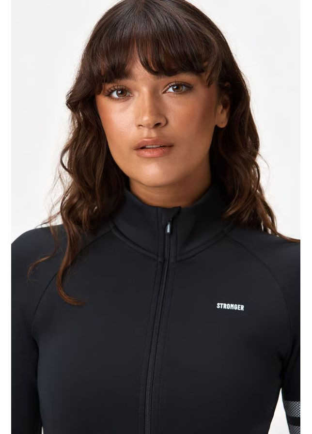 Спортивная зип-толстовка Stronger (370341618)