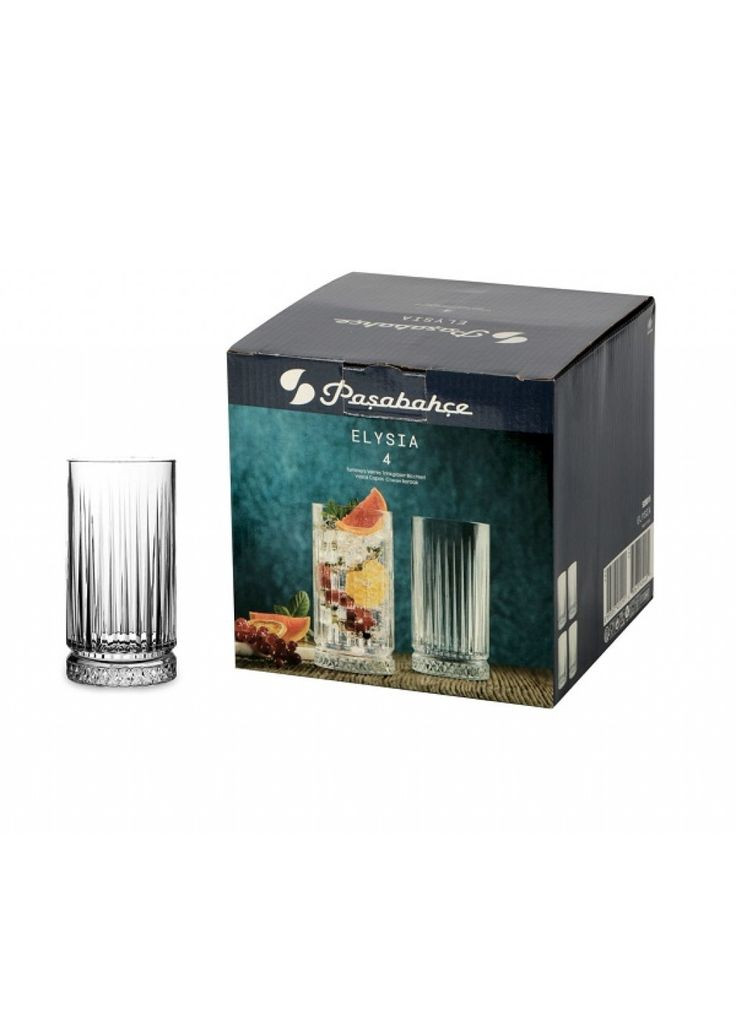 Набір стаканів Elysia 445 мл 4 шт 520015 Pasabahce (309199298)