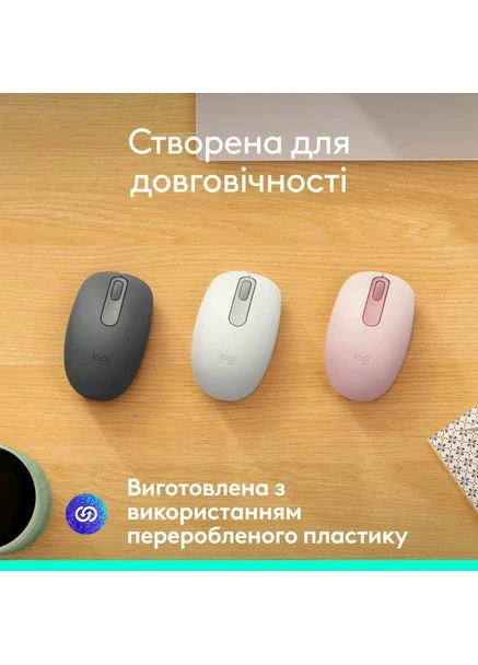 Мышь компьютерная безпроводная M196 Bluetooth White L910-007460 белая Logitech (389708352)
