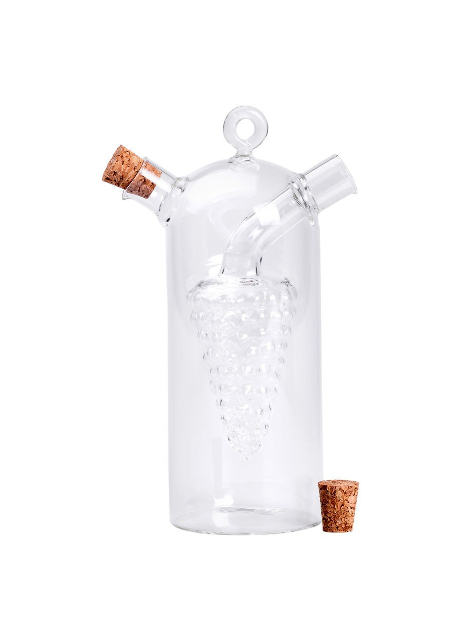 Бутылка для масла и уксуса 2 в 1 двойная 380 мл стекло HP-34-12 Yiwu (353502875)