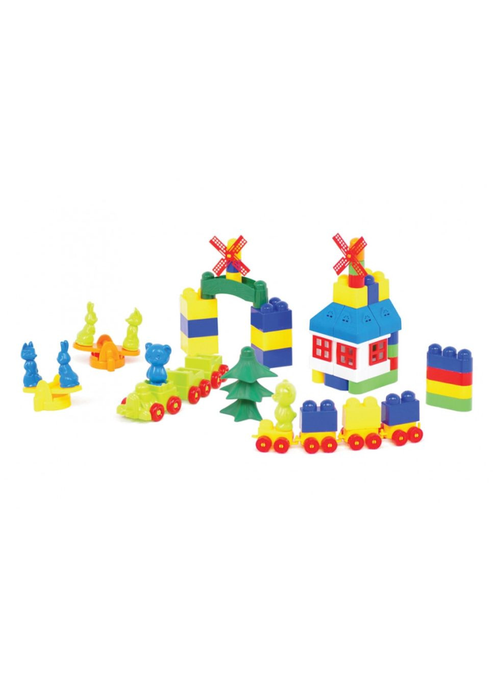 Детский конструктор "Мастер Блок" №5 1-027, 93 детали Colorplast (306435915)