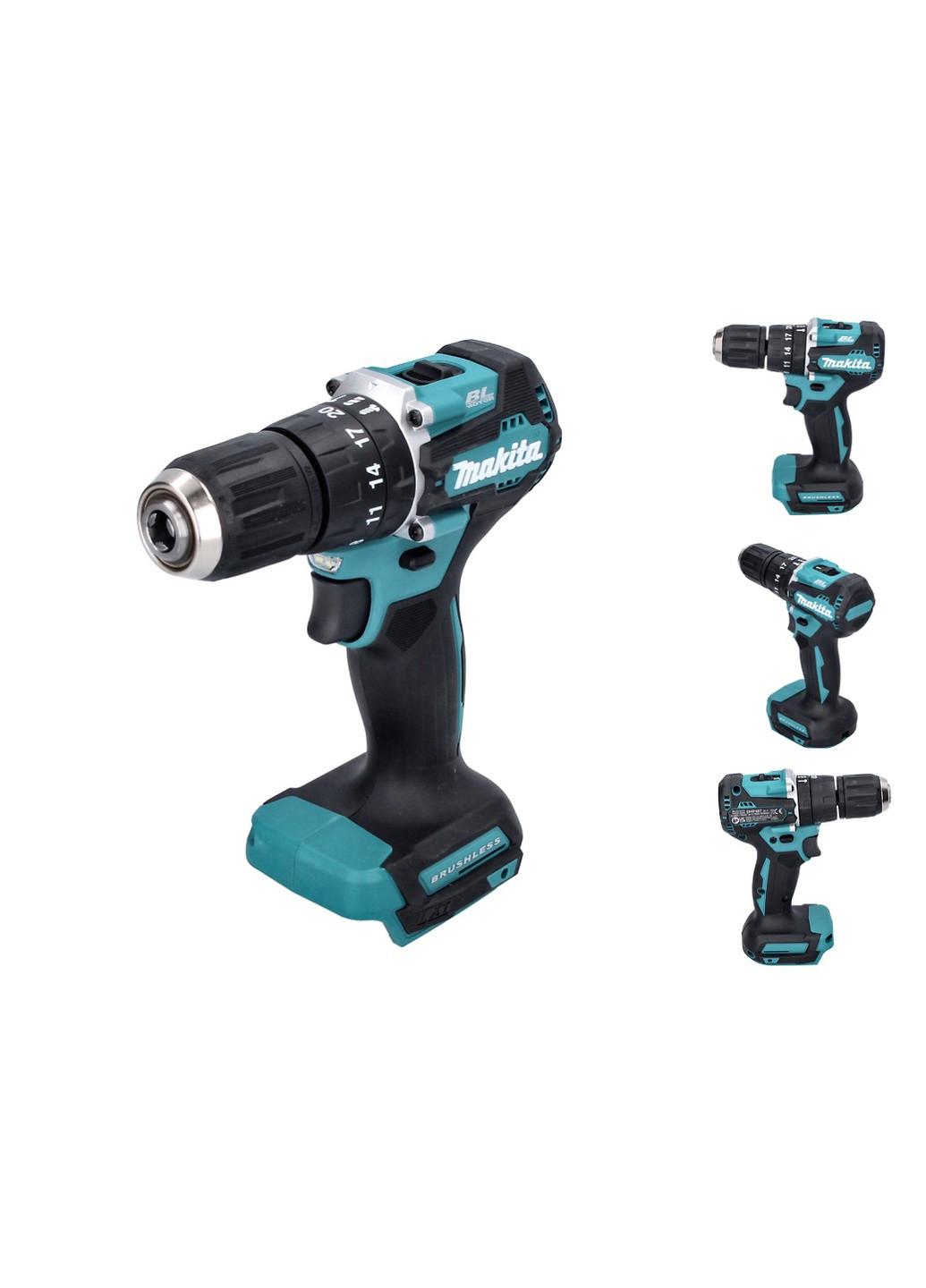 Акумуляторна ударна дриль-шуруповерт DHP487Z LXT (18 В, 40Нм, 13 мм) шуруповерт з ударом без АКБ і зарядног (6267) Makita (295031776)