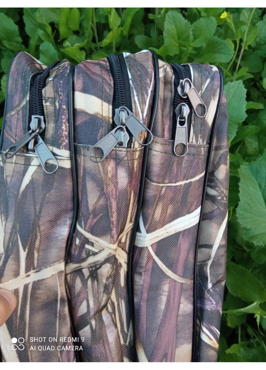 Чехол для удилищ и спиннингов на три отделения 130см,рыбацкая сумка No Brand (366547256)