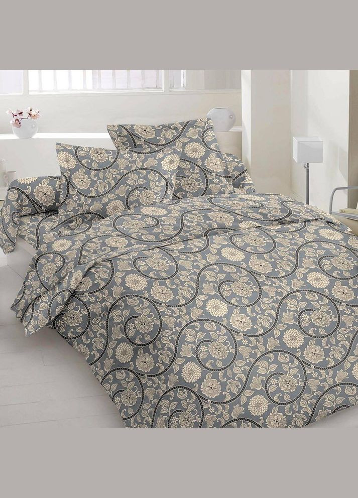 Сімейний комплект постільної білизни 100% Бавовна 200х220 см Bls-1014 Vital-Textile (307929552)