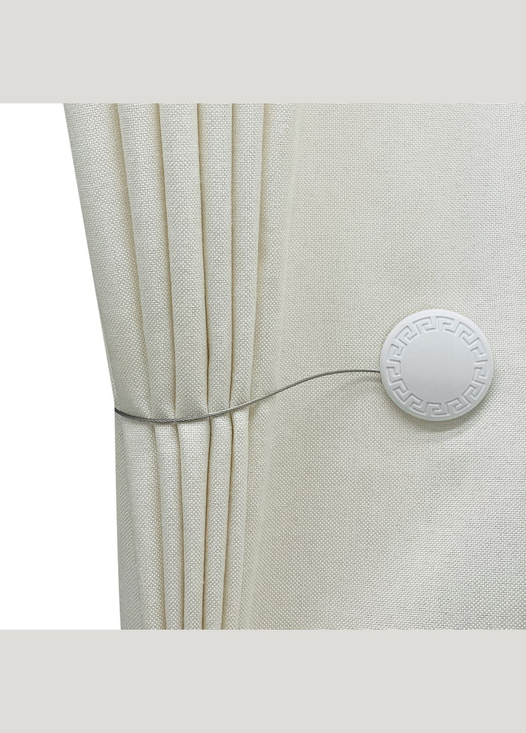 Магніт для штор коло афіни 5х5 см антик світлий пара 2 шт MIS LT №12а (323147873)