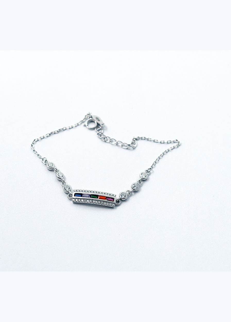 Браслет с цветными камнями 9391 SE, размер Maxi Silver (341539342)