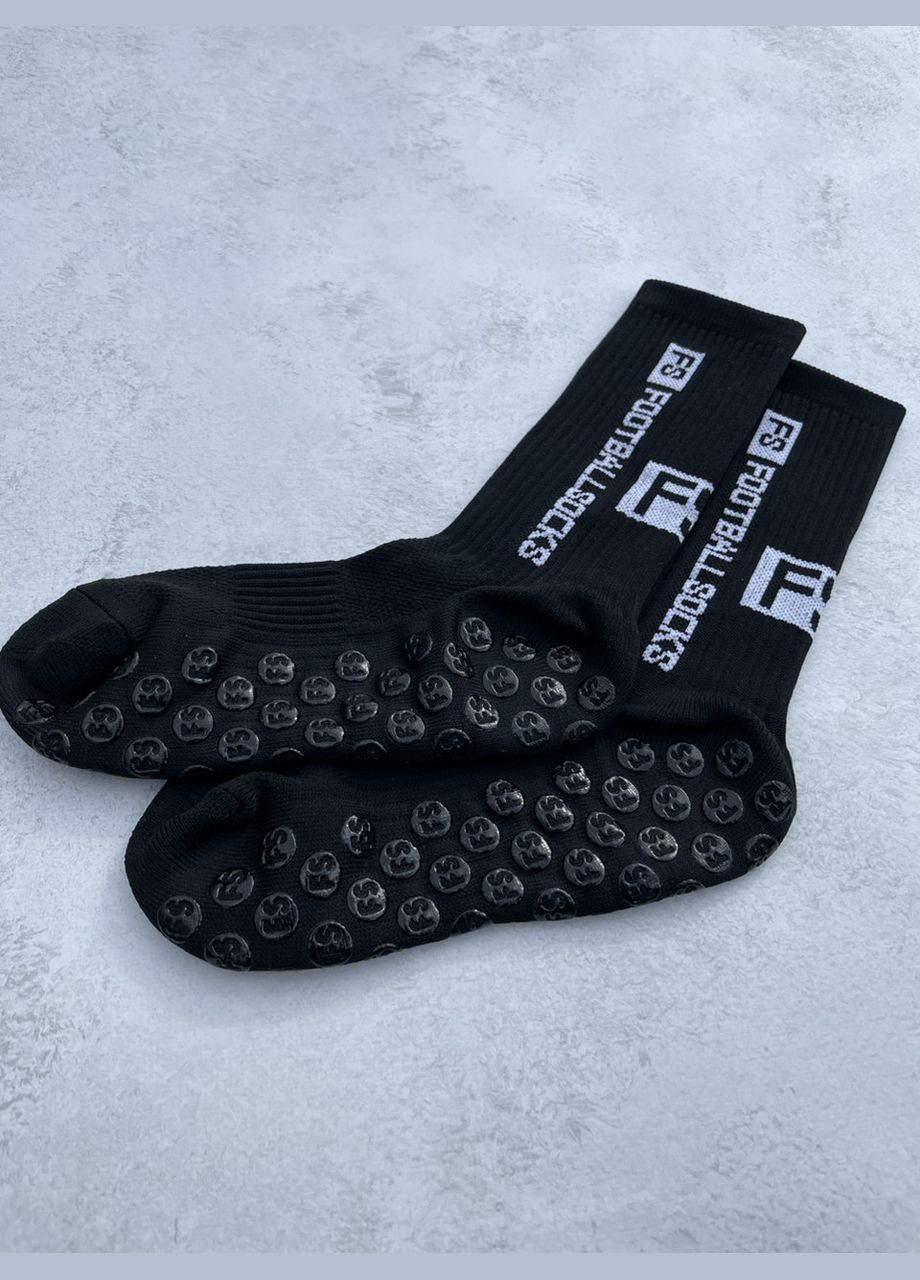Футбольные тренировочные носки FootballSocks черные, размер 39-44 No Brand (368151698)