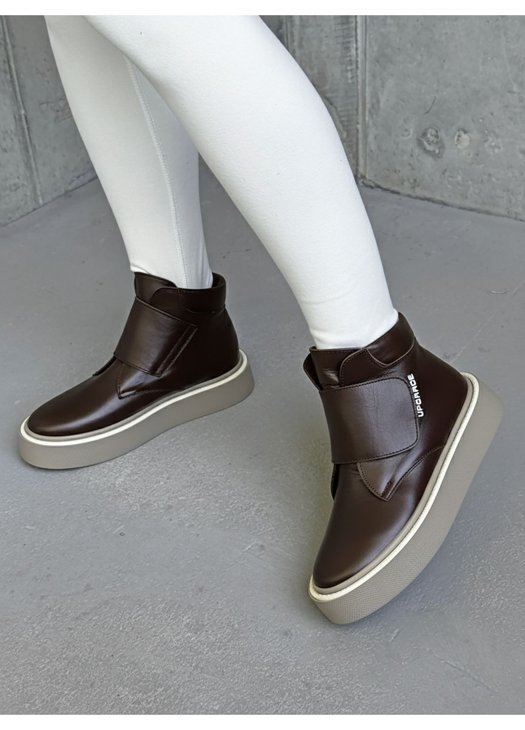 Теплі зимові черевики з натуральної шкіри InFashion Черевики-хайтопи (364957657)