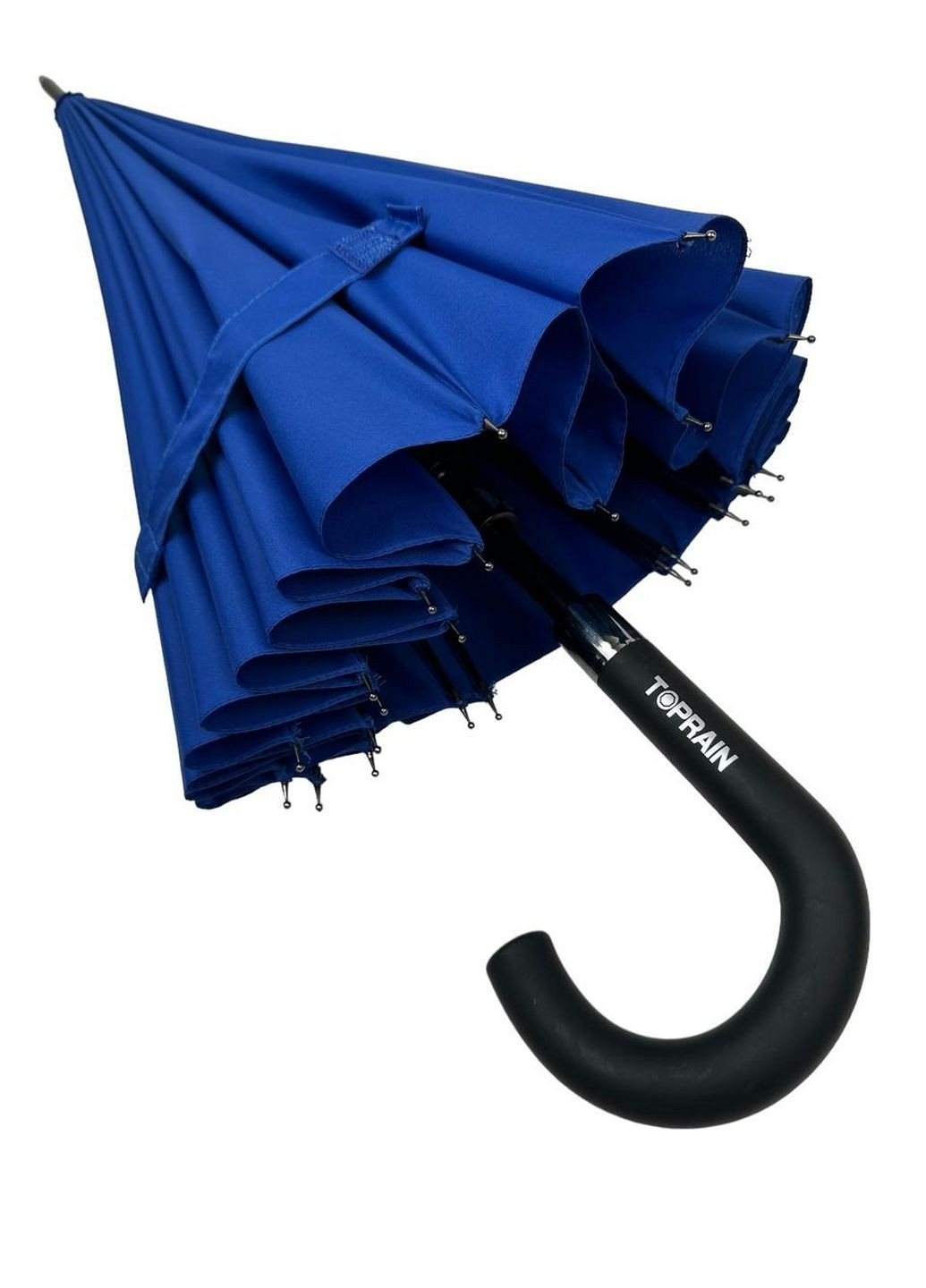 Однотонный механический зонт-трость d=103 см Toprain (288047297)
