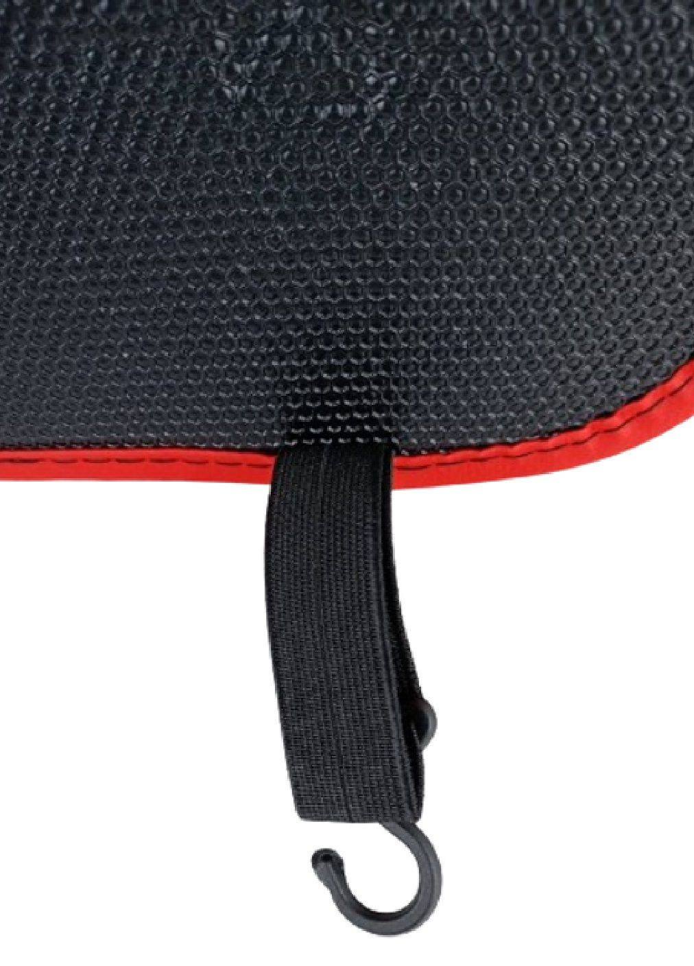 Захисна накладка органайзер на спинку переднього сидіння з кишенею в машину автомобіль екошкіра 47х36.5 см (477505-Prob) Червона Unbranded (297641400)