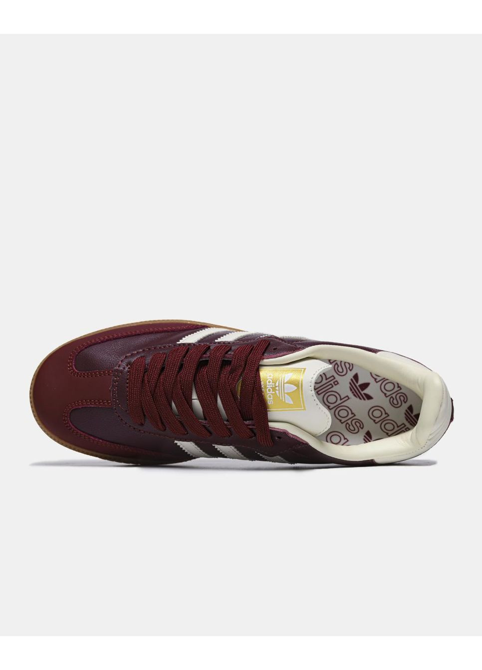 Білі Осінні кросівки чоловічі adidas wmns samba og maroon адідас No Brand