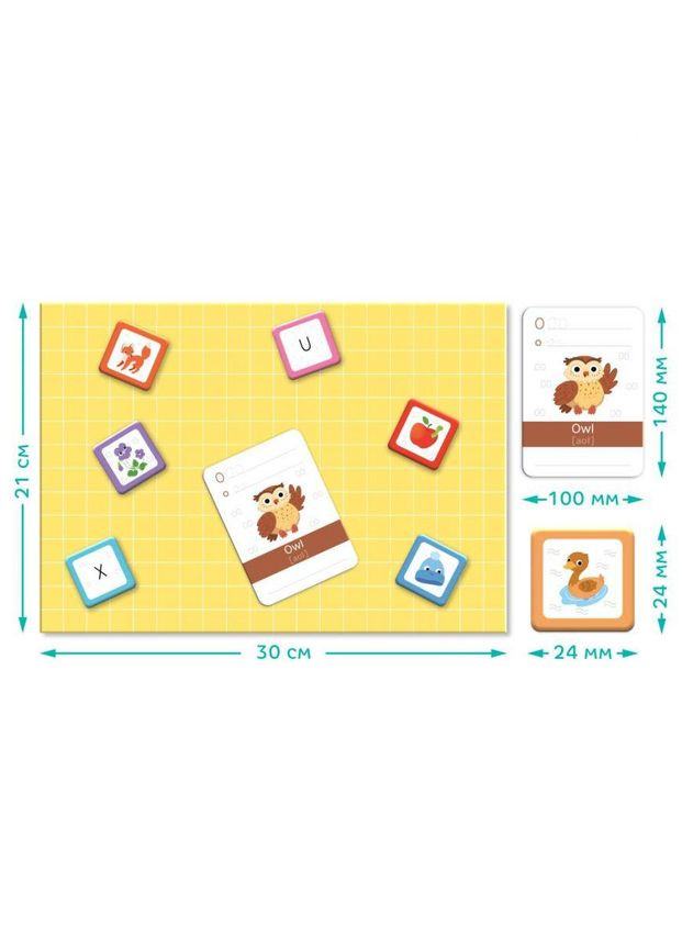 Розвиваюча магнітна гра "Англійська Азбука" DoDo 200214 DoDo Toys (330603569)
