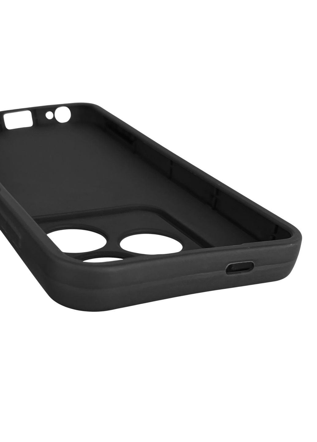 Чохол силіконовий Soft Touch з 3D принтом для Smart 8 чорний (Повний захист камери) Infinix (371653073)