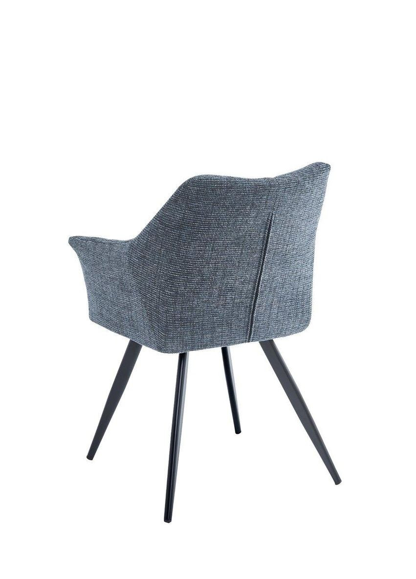 Стул STEFAN черный каркас/темно-серый тк. Intarsio (365461462)