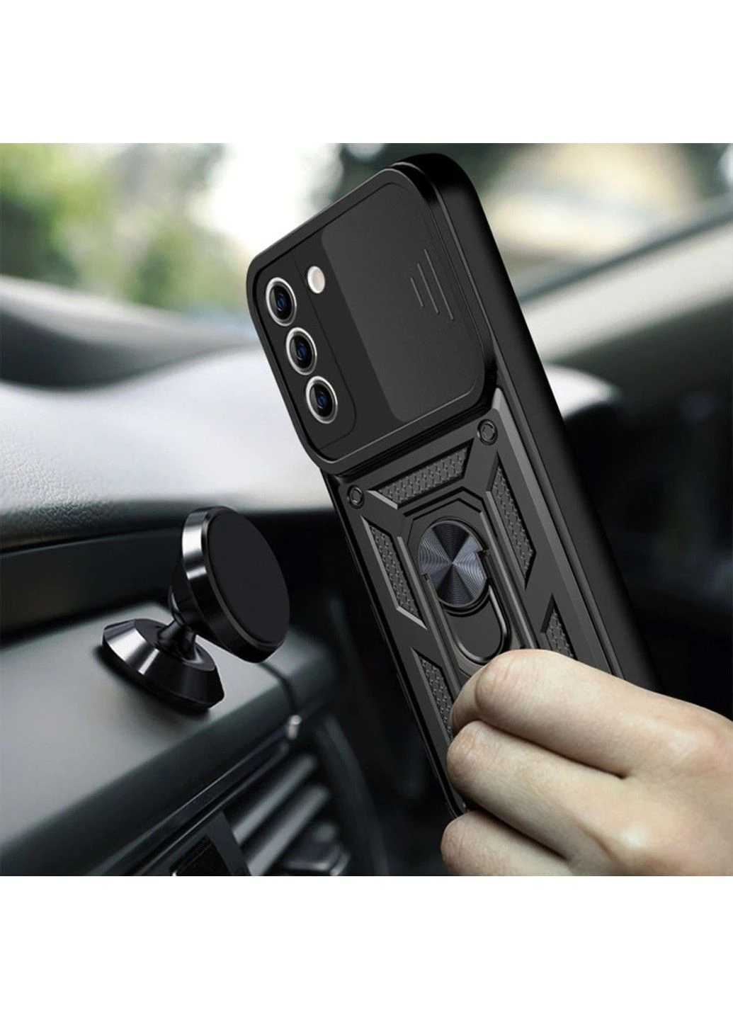 Ударостійкий чохол Camshield Serge Ring для Samsung Galaxy S22 No Brand (383409610)
