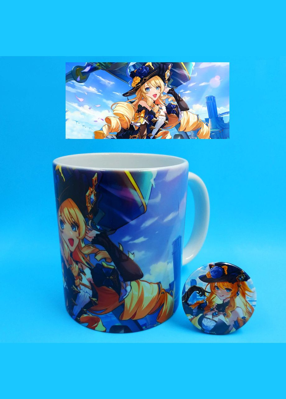 Коллекционный Бокс Навия с чашкой из Геншин Импакт No Brand (348357685)