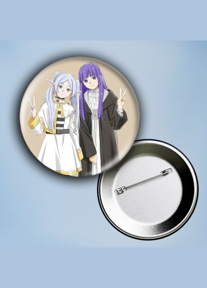 Значок на булавке Аниме Фрирен, провожающий в последний путь #12 металлический 56 мм No Brand (304509193)