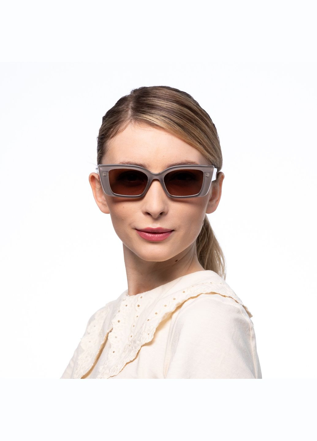 Сонцезахисні окуляри з поляризацією Фешн-класика жіночі LuckyLOOK 382-718 (289358070)