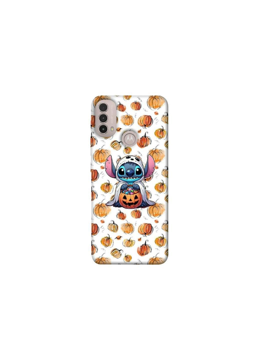 Чохол на Motorola Moto E40 Halloween Stitch ver.4 Frontalka (365304987)