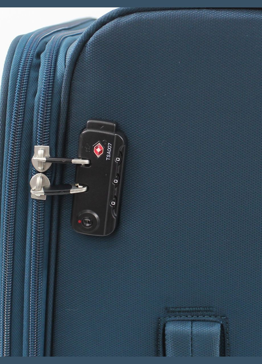 Чемодан ручная кладь S ткань синяя 55х40х20+5см/43л/2.3кг/ 6903 AIRTEX (324801882)