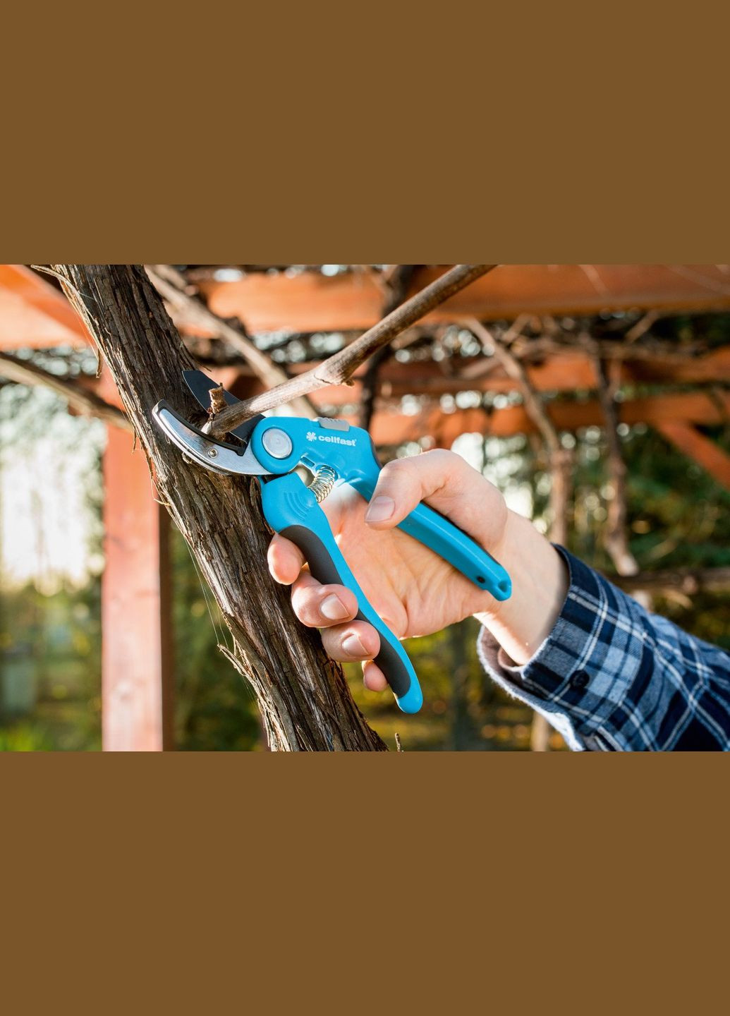 Секатор контактний IDEAL, d різу 16мм, довжина 20см Cellfast (314928294)