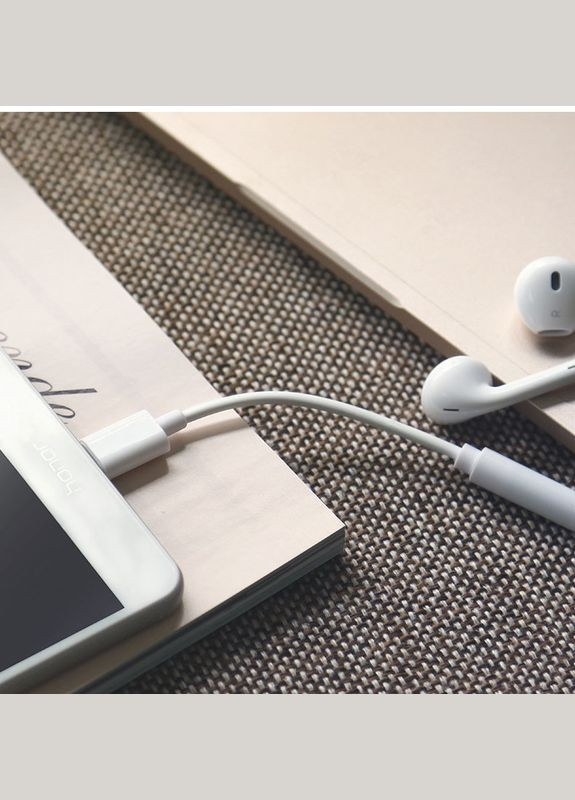 Переходник для Type-C на AUX аудио 3.5mm кабель адаптер на USB-C для наушников AUX переходник 3.5 Белый DS (349844830)