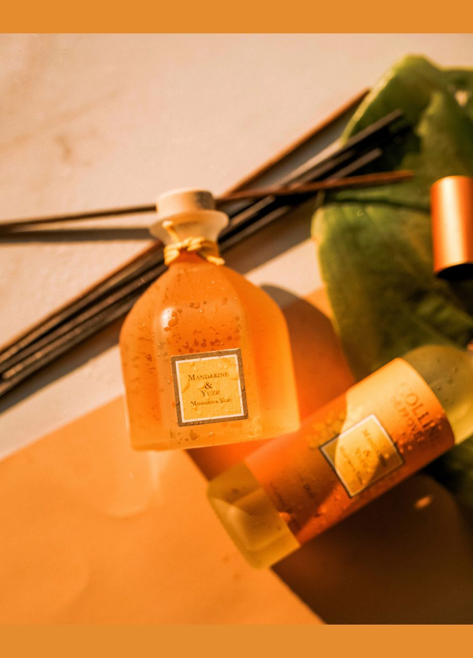 Ароматический диффузор Mandarin & Yuzu (Мандарин и Юдзу) Аромадифузор, 100 мл Collines de Provence (323654277)