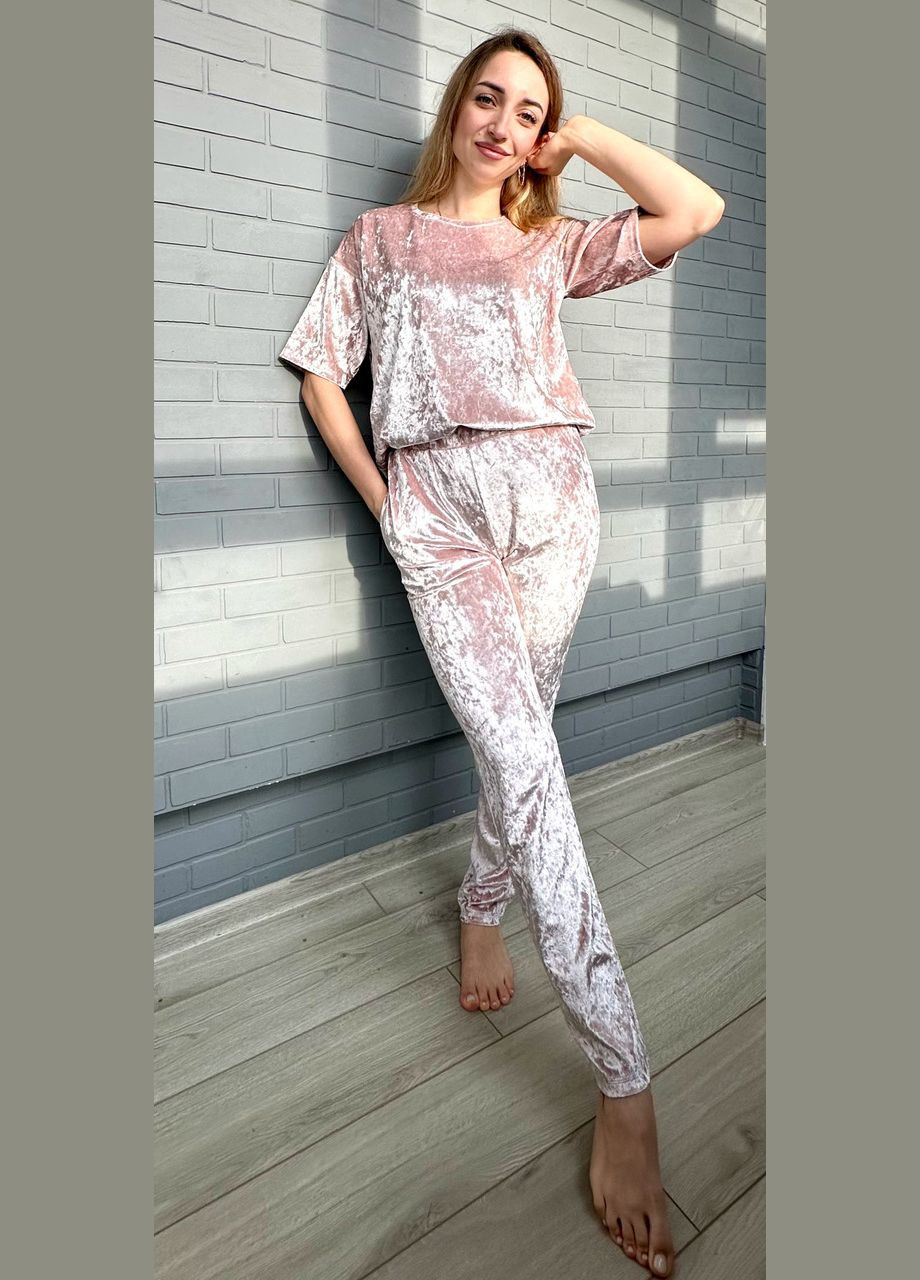 Пудрова всесезон домашній костюм-піжама 2 Льва