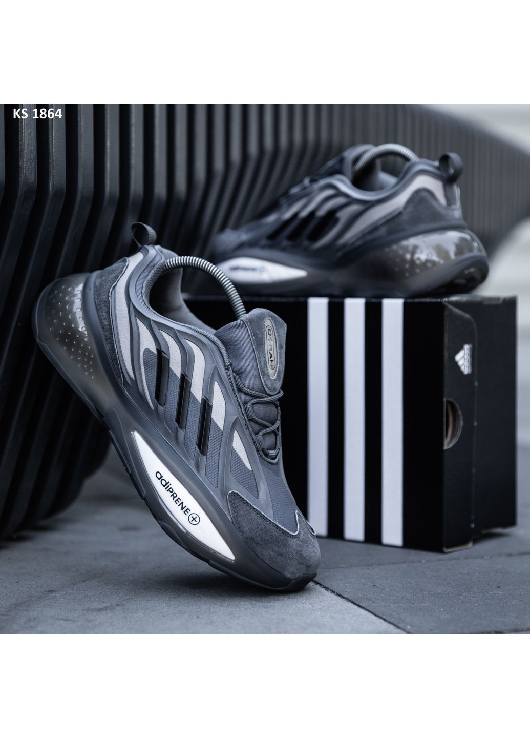 Цветные демисезонные кроссовки мужские adidas ozrah адидас No Brand